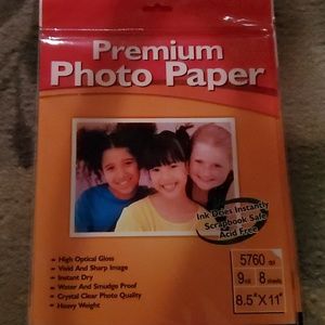Brand new premium photo paper